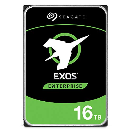 Seagate ST16000NM001G Exos X16 - Disco duro interno de 3,5" Enterprise HDD, SATA 3.0 (6GB/S), 7200 rpm, 256 MB de caché, 4,16 ms, OEM
