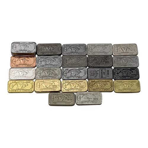 Set de 22 lingotes de 1 gramo de diversos metales y aleaciones: coleccionismo, regalo, laboratorios, etc Set de 22 lingotes de 1 gramo de diversos metales y aleaciones: coleccionismo, regalo, laboratorios, etc