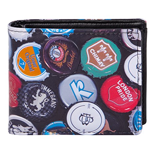 Shagwear - Monederos para hombre jóvenes: Varios colores y diseños: (tapas de botella / Bottle Caps N) Shagwear - Monederos para hombre jóvenes: Varios colores y diseños: (tapas de botella / Bottle Caps N)