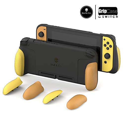 Skull & Co. GripCase: A Dockable Protective Case with Replaceable Grips [to fit All Hands Sizes] for Nintendo Switch [No Carrying Case]- Pokemon Edition