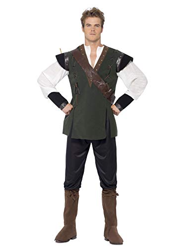 Smiffys (SM29076-L) - Disfraz arquero para hombre, talla L