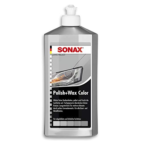 SONAX 02963000-544 Polish & Wax Color Nanopro Cera para Coche, 500 ml