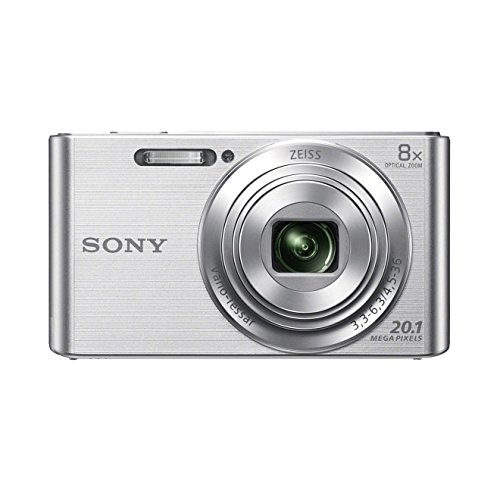 Sony DSC-W830 - Cámara compacta de 20.1 Mp (pantalla de 2.7", zoom óptico 8x, estabilizador óptico), plata