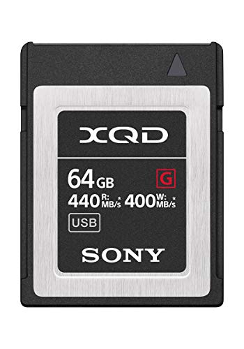 Sony Professional XQD G Series 64GB Tarjeta de Memoria (QD-G64F/J) Negro