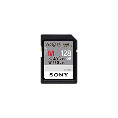 Sony SFG1M - Tarjeta de memoria SD de 128 GB, color negro Sony SFG1M - Tarjeta de memoria SD de 128 GB, color negro