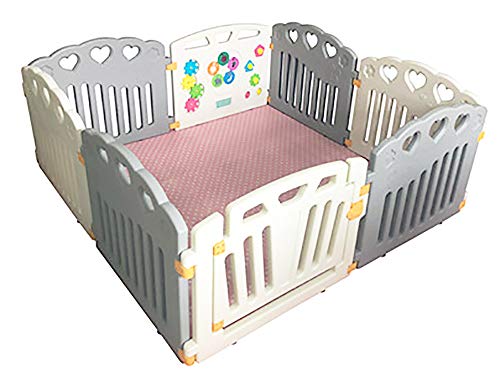 Star Ibaby Play with Me - Parque Bebés XXL + Alfombra Aislante Bicolor + Bolsa de bolas de juego - Color Blanco&Gris Star Ibaby Play with Me - Parque Bebés XXL + Alfombra Aislante Bicolor + Bolsa de bolas de juego - Color Blanco&Gris