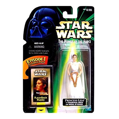Star Wars POTF Figura de acción con Flashback Foto – Princesa Leia en ceremoni...