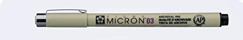 SUKARA PEN PIGMA MICRON 03 FINE POINT 0.35MM - BLACK (SAKXSDK0349)