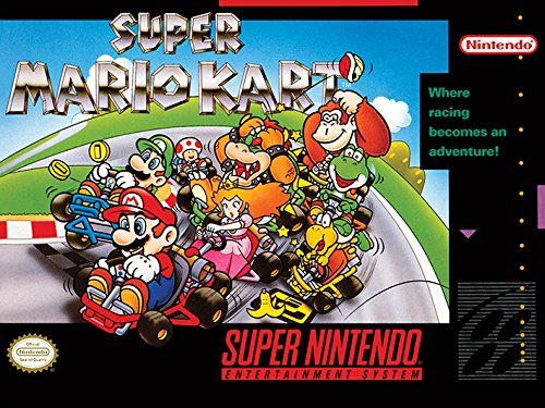 Super Nintendo - Canvas Super Mario Kart 30X40 Super Nintendo - Canvas Super Mario Kart 30X40