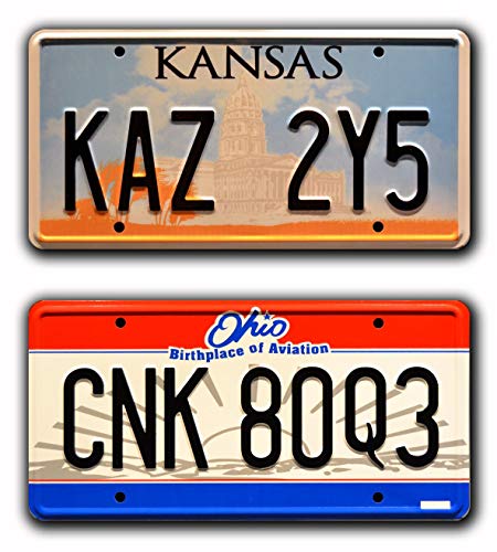 Supernatural | KAZ 2Y5 + CNK 80Q3 | Metal Stamped License Plates