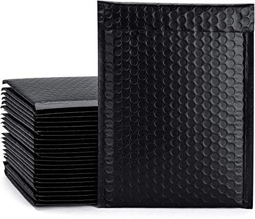 Switory 25 sobres acolchados de burbujas A5 de 15,2 cm x 22,9 cm a granel # 0, bolsas de plástico con forro de burbujas para envío, embalaje, envío, envío, autosellado, color negro, 15,2 x 22,9 cm Switory 25 sobres acolchados de burbujas A5 de 15,2 cm x 22,9 cm a granel # 0, bolsas de plástico con forro de burbujas para envío, embalaje, envío, envío, autosellado, color negro, 15,2 x 22,9 cm