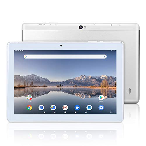 Tableta Android Google de 10 Pulgadas, Android 9.0 Pie, Certificado GMS, Almacenamiento de 64 GB, Procesador Quad-Core, Pantalla IPS HD, Wi-Fi, Bluetooth, GPS