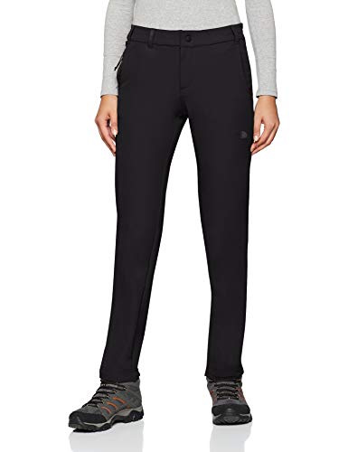 The North Face W Stshl PT SM Pantalón Softshell Tanken (Entallado), Mujer, TNF Black, REG6 The North Face W Stshl PT SM Pantalón Softshell Tanken (Entallado), Mujer, TNF Black, REG6