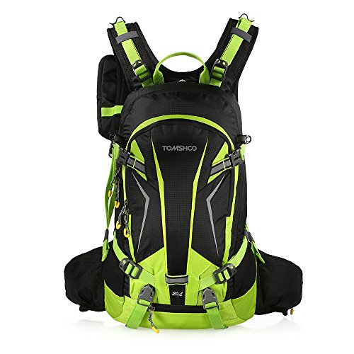 TOMSHOO Mochila Ciclismo 20L/30L Impermeable para Excursionismo Ciclismo Alpinismo Senderismo Camping al Aire Libre con Cubierta de Lluvia y del Casco