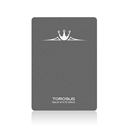 Torosus - Unidad de estado sólido, SSD interna, SATA III, de 2,5 pulgadas, para PC y MacPro gris 6,35 cm. 64 GB