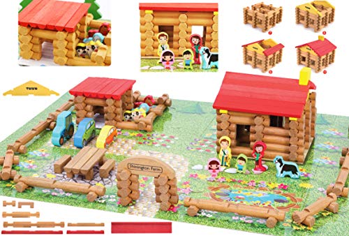 Toys of Wood Oxford TOWO Granja Juguete con Animales- Granja de Juguete de construcciones de Madera con Animales y Tractor - Casa de Campo de Madera, Juegos de construcción para niños de 3 años Toys of Wood Oxford TOWO Granja Juguete con Animales- Granja de Juguete de construcciones de Madera con Animales y Tractor - Casa de Campo de Madera, Juegos de construcción para niños de 3 años