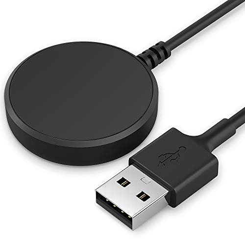 TUSITA Cargador Compatible con Samsung Galaxy Watch 3 Active 1 2 SM-R500 SM-R830 SM-R820 SM-R840 SM-R850 - Cable de Carga USB 3,3ft 100cm Pinza de la Base - Reloj Inteligente Accesorios TUSITA Cargador Compatible con Samsung Galaxy Watch 3 Active 1 2 SM-R500 SM-R830 SM-R820 SM-R840 SM-R850 - Cable de Carga USB 3,3ft 100cm Pinza de la Base - Reloj Inteligente Accesorios