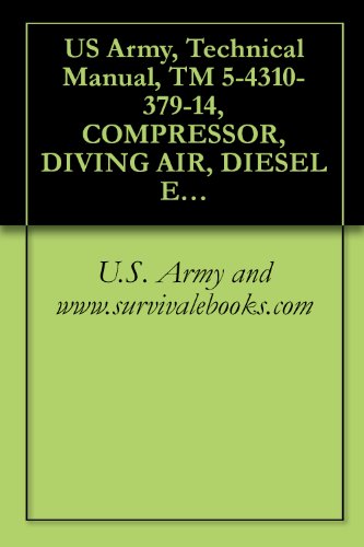 US Army, Technical Manual, TM 5-4310-379-14, COMPRESSOR, DIVING AIR, DIESEL ENGINE DRIVEN 88.5 SCFM, 200 PSI, (MODEL HII-271-5120), (NSN 4310-01-113-8271), ... manauals, special forces (English Edition)