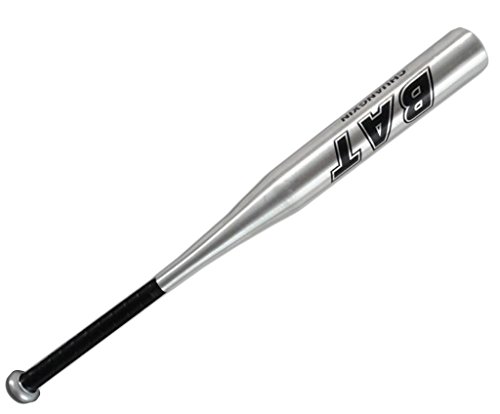 V-SOL Bate de Béisbol de Aleación de Aluminio para Unisex 25 Pulgada Plateado