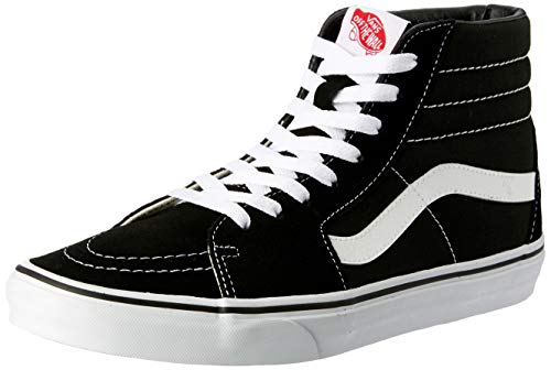 Vans, Zapatillas Altas Unisex Adulto, Negro (Black/White), 36 EU Vans, Zapatillas Altas Unisex Adulto, Negro (Black/White), 36 EU