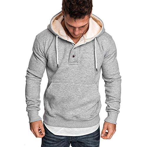¡Venta de liquidación! Sudadera con Capucha Hombre Hoodie Adolescentes Chico Pullover Básico Top Chandal Hombres Blusa Clásico Ropa Deportivos Casual Streetwear Yvelands(Gris A,M) ¡Venta de liquidación! Sudadera con Capucha Hombre Hoodie Adolescentes Chico Pullover Básico Top Chandal Hombres Blusa Clásico Ropa Deportivos Casual Streetwear Yvelands(Gris A,M)