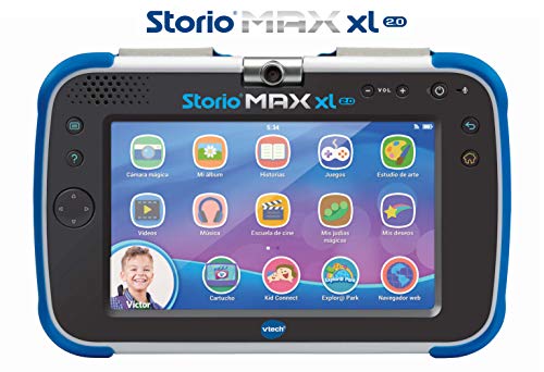 VTech Storio MAX XL 2.0 - Tablet educativo multifunción, color azul (80-194622)