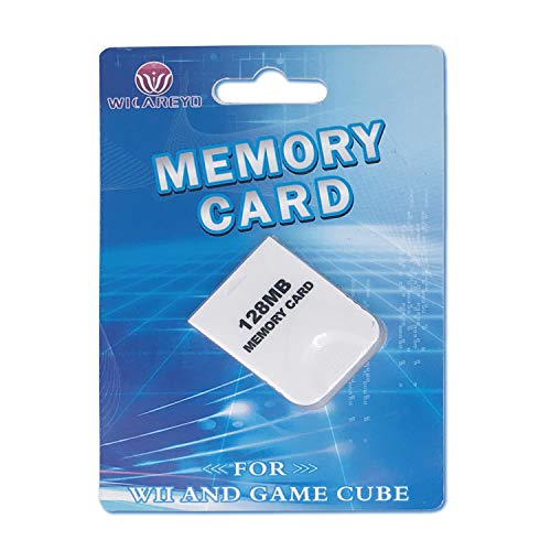 WiCareYo Tarjeta de memoria 128M para consola Wii NGC Gamecube