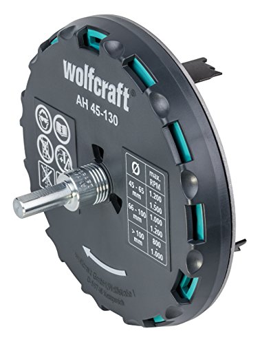 Wolfcraft 5978000 Sierra de Corona Ajustable, 0 W, 0 V, Negro, 45 x 130 mm