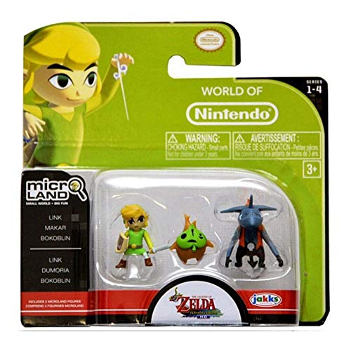 World of Nintendo Micro Land Link, Makar, Bokoblin 3-Pack Figuras