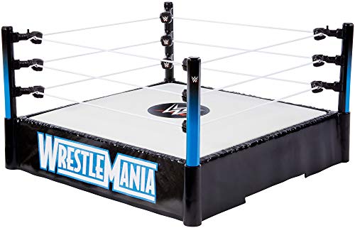 WWE - Ring WrestleMania Accesorio para las figuras de acción de los luchadores (Mattel GDB88)