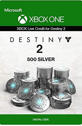 Xbox Live Tarjeta Regalo para Monedas de Plata de Destiny 2: 500 Xbox One/Windows 10 PC - Código de descarga