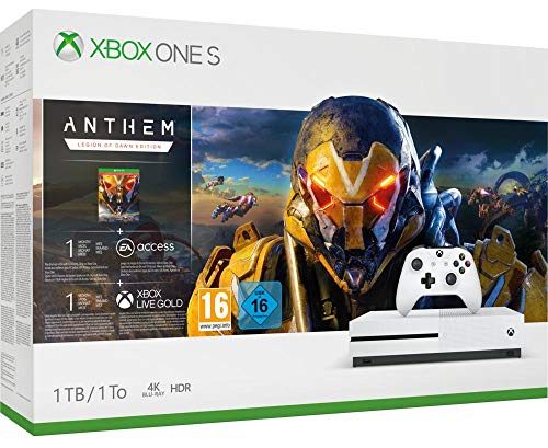 Xbox One - Xbox One S - Consola 1 TB + Anthem: Legión Del Alba Edición Especial Xbox One - Xbox One S - Consola 1 TB + Anthem: Legión Del Alba Edición Especial
