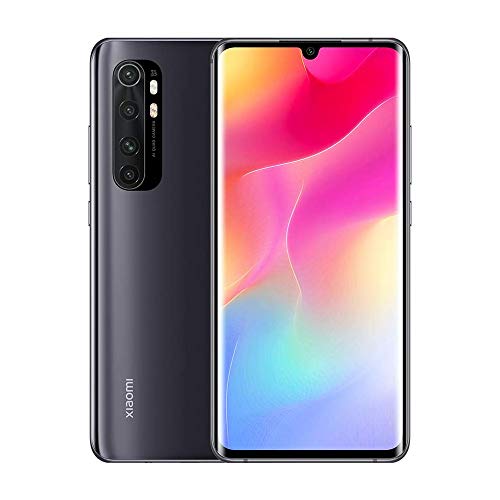 Xiaomi Mi Note 10 Lite - Smartphone de 6.47" (Pantalla curvada AMOLED 3D, 6 GB RAM, 128 GB ROM, cámara Quad de 64 MP) Midnight Black [International Version]