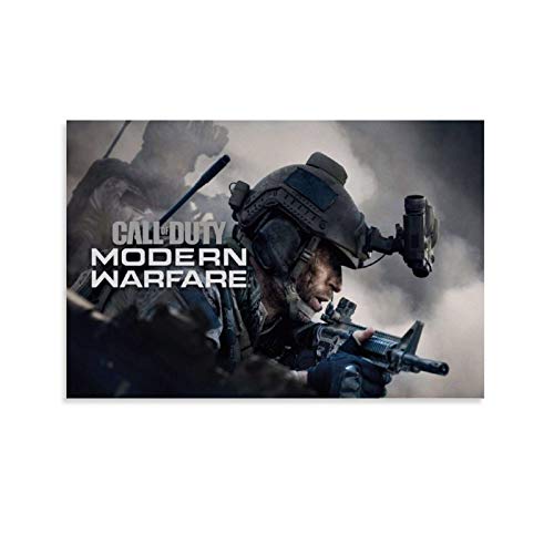 XIAOTT Póster de juego de Call of Duty Modern Warfare 6 lienzo artístico y mural impreso moderno para decoración de dormitorio familiar 40 x 60 cm