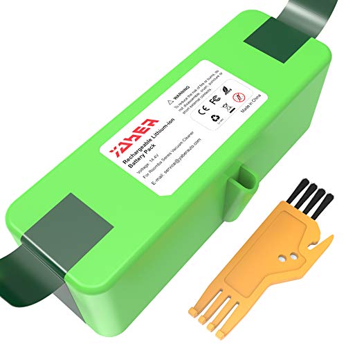 YABER Batería de Litio Compatible con iRobot R oomba 6400mAh Batería de Litio (Li-Ion) Compatible con iRobot Roomba Series 900 800 700 600 500 960 895 890 860 695 680 690 675 640 614