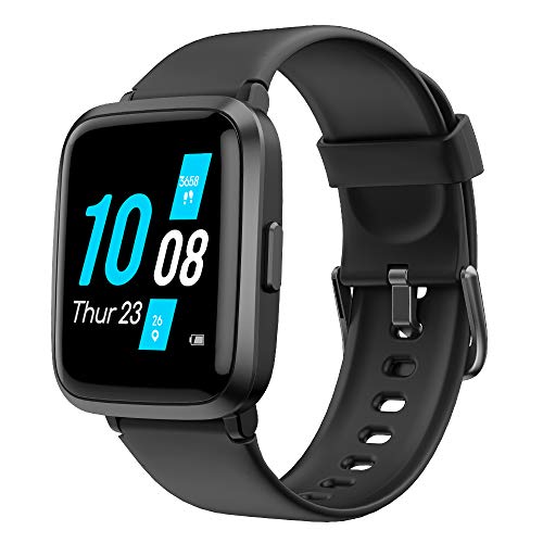 YAMAY Smartwatch con Oxímetro de Pulso Esfigmomanómetro y Pulsómetro Reloj Inteligente Impermeable para Hombre Mujer , Pulsera de Actividad Inteligente podómetro con Cronómetro para Android iOS YAMAY Smartwatch con Oxímetro de Pulso Esfigmomanómetro y Pulsómetro Reloj Inteligente Impermeable para Hombre Mujer , Pulsera de Actividad Inteligente podómetro con Cronómetro para Android iOS