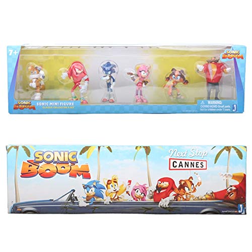 YANGQIAN Schallfigur 6pcs / Lot Sonic Figuren Spielzeug PVC Spielzeug Sonic Shadow Tails Charaktere Figur Spielzeug Für Kinder Tiere Spielzeug Set Kostenloser Versand