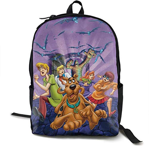 Yaxinduobao Mochila clásica de moda ScoobyDoo Casual Backpack Travel Backpack Laptop Backpack