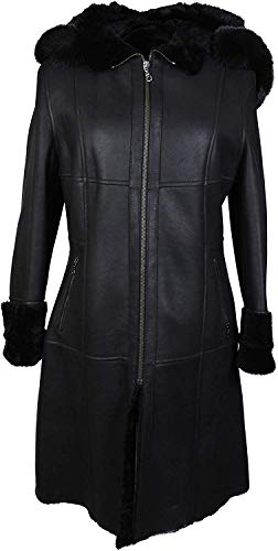 Zerimar Chaqueta Mujer | Abrigo Mujer | Abrigo Cuero | Abrigo Doble Faz | Abrigo Piel Vuelta | Abrigo Double Face Mujer | Color Negro Talla 44 Zerimar Chaqueta Mujer | Abrigo Mujer | Abrigo Cuero | Abrigo Doble Faz | Abrigo Piel Vuelta | Abrigo Double Face Mujer | Color Negro Talla 44