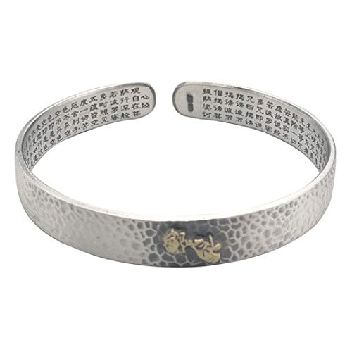 zhenfa Pulsera, Plata Mate Plata Moda Retro pañuelo de Loto corazón rem Pulsera, para Que Todo el Mundo lo Use, el egant Caja de Joyas, Cada Momento - Regalo Encantador zhenfa Pulsera, Plata Mate Plata Moda Retro pañuelo de Loto corazón rem Pulsera, para Que Todo el Mundo lo Use, el egant Caja de Joyas, Cada Momento - Regalo Encantador