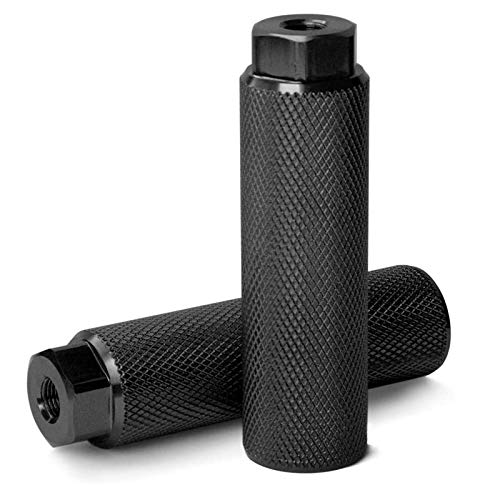 ZONSUSE Clavijas para Pedales BMX Antideslizantes de aleación de Aluminio, Pedal de Bicicleta Apto para Ejes Delanteros o Traseros, Clavijas de Bicicleta, para Bicicleta Bici BMX (Negro) ZONSUSE Clavijas para Pedales BMX Antideslizantes de aleación de Aluminio, Pedal de Bicicleta Apto para Ejes Delanteros o Traseros, Clavijas de Bicicleta, para Bicicleta Bici BMX (Negro)