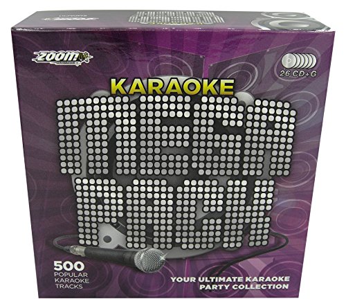 Zoom Karaoke Megapack - 500 of the Greatest Ever Karaoke Songs - 26 CD+G Discs [Clamshell Box]