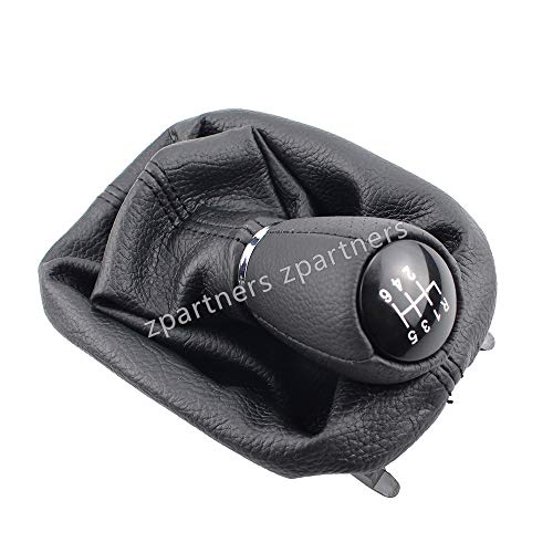ZPARTNERS Pomo de la Palanca de Cambios de Cuero para Seat Leon 1 MK1 para Toledo IL MK2 Gaiter Boot Cover 12mm- 6 Speed ZPARTNERS Pomo de la Palanca de Cambios de Cuero para Seat Leon 1 MK1 para Toledo IL MK2 Gaiter Boot Cover 12mm- 6 Speed