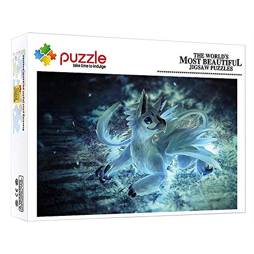 ZTCLXJ 1000 Pcs Puzzle Rompecabezas Animales Pokémon 1000 Piezas Puzzle Decoración Rompecabezas para Infantiles Adolescentes Educativos Juegos para La Decoración De La Pared De La Casa 52 × 38 Cm