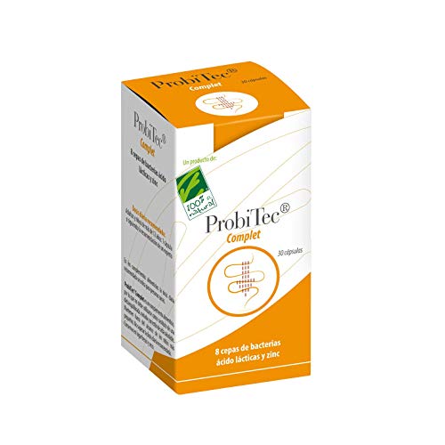 100% Natural ProbiTec Complet Complemento Alimenticio Probiotico Envase 30 Capsulas