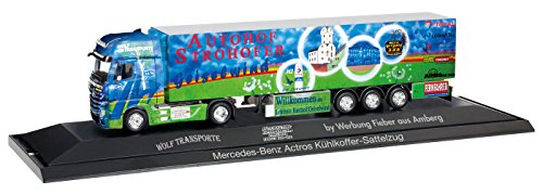 121651 Herpa Mercedes-Benz Actros refrigerated box semitrailer "Autohof Geiselwind" 121651 Herpa Mercedes-Benz Actros refrigerated box semitrailer "Autohof Geiselwind"