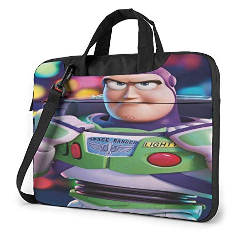 15.6″Durable Hombro Mensajero Bolsa maletín PC Dibujos Animados de Toy Story Buzz Lightyear Moda Impermeable Ordenador Portátil/portátil/Tablets