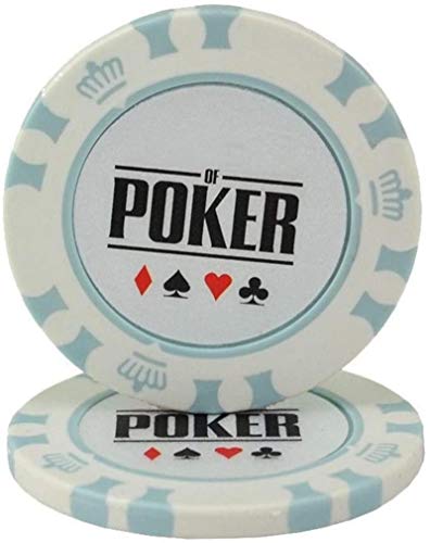 25 unids / Lote Texas Poker Chip Set 14g / PC Black Jack Poker Crown Chips Casino Monedas Clay Compuesto Poker Poker Club Juego Accesorios (Color: Naranja)