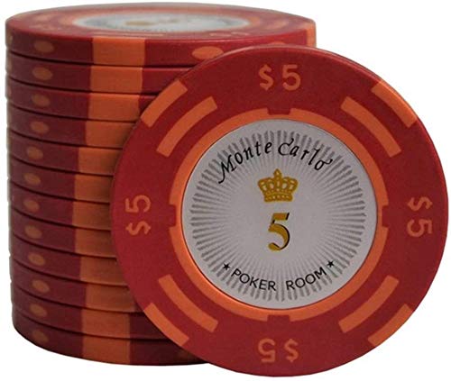25pcs / Lot Texas Poker Chips Entretenimiento Dólar Monedas 14g / PC Color Sticky Clay Poker Chips para Fiesta y Juego (Color: 10000)