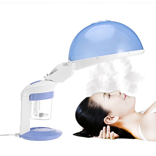 3 en 1 vapor facial y cuidado del pelo Vapor de ozono rociador de iones Humidificador cara SPA
